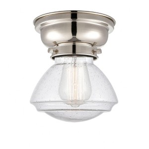 Olean - 1 Light Flush Mount In Industrial Style-6.4 Inches Tall and 6.75 Inches Wide - 1 of 1