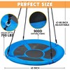 Joyfy 40" Blue Saucer Tree Swing Set for Kids - 700Lb Weight Capacity, 900D Oxford Waterproof, with Hanging Straps Swings for Outdoor Exercise Fun - 2 of 4
