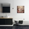 Stupell Industries Flamingo in Rose Filled Tub Canvas Wall Art - 2 of 4