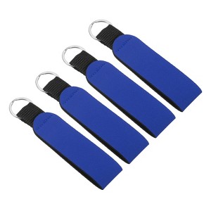 Unique Bargains Neoprene Water Sports Waterproof Floating Keychains 4 Pcs - 1 of 4