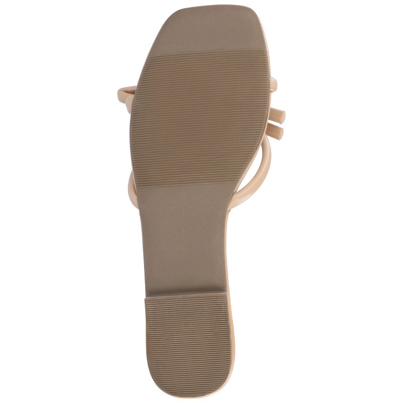 Journee Collection Womens Soma Tru Comfort Foam Slide Low Block Heel Sandals, 6 of 11