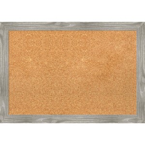 Amanti Art Dove Greywash Square Framed Corkboard, Natural Cork - 1 of 4