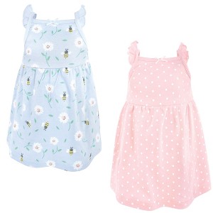 Luvable Friends Hudson Baby Sleeveless Dresses 2pk - 1 of 2