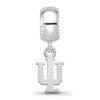 Black Bow Jewelry Sterling Silver Indiana Hoosiers NCAA Bead Charm - 3 of 4