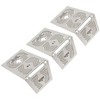 JessEm 07515 Stainless Steel Saddle Squares Set- 6pcs - 2 of 4