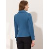 INSPIRE CHIC Women's Notched Lapel Double-Breasted Pea Coat - 4 of 4