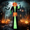 HOMCOM 106.25" Inflatable Halloween Pumpkin Head Ghost with Build-in LED, Outdoor Lighted Blow Up Inflatables for Party Indoor, Garden, Lawn - 3 of 4