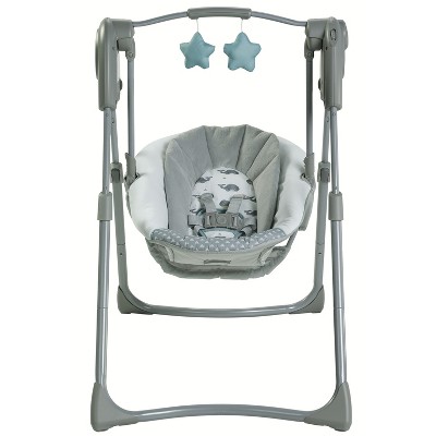 target graco slim spaces swing