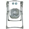 Graco Slim Spaces Compact Baby Swing, Space-Saving Design, Gray, Infant