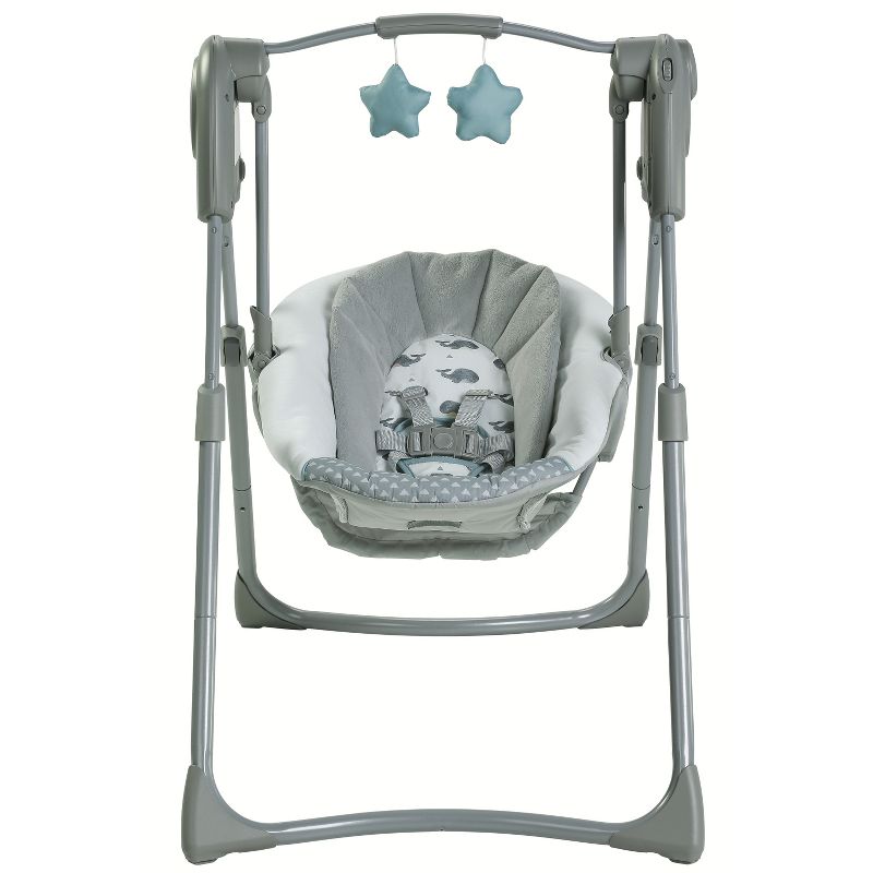 Graco Slim Spaces Compact Baby Swing, 3 of 10