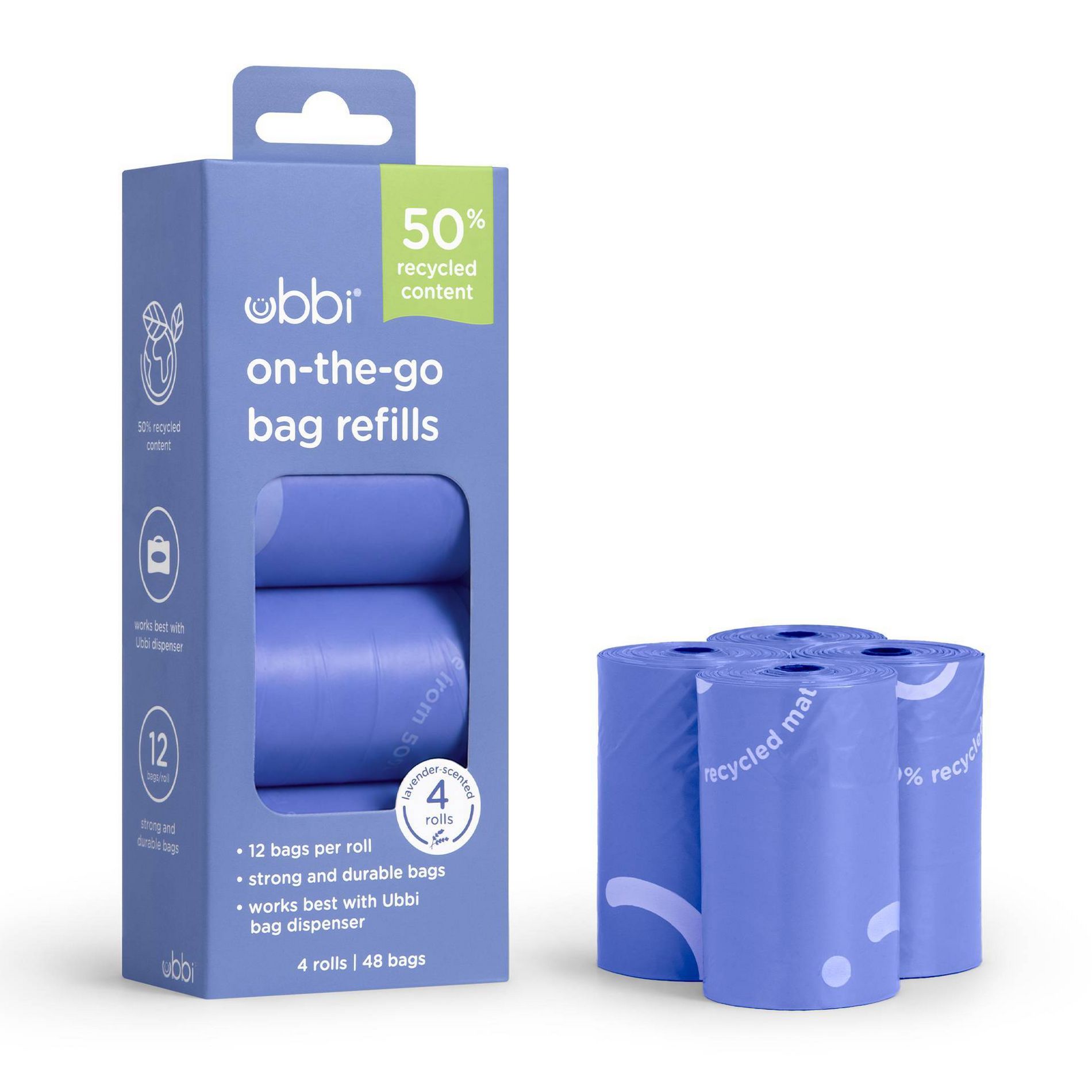 Ubbi On-the-Go Bags Dispenser Refills - 48ct