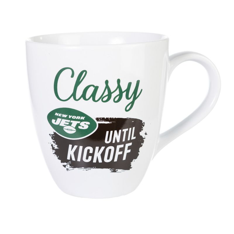 Evergreen New York Jets, Ceramic Cup O'Java 17oz Gift Set, 3 of 7