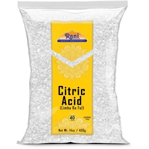 Citric Acid Powder, Food Grade (Limbu Ka Ful) - 14oz (400g) - Rani Brand Authentic Indian Products - 1 of 4