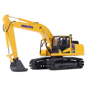 1/64 Diecast Komatsu PC210LC-11 Excavator with Metal Tracks by First Gear, 60-0326 - 1 of 2
