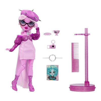 Rainbow High Shadow High Lavender - Purple Fashion Doll Outfit Extra Long Hair Glasses &#38; 10+ Colorful Play Accessories