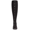 Memoi Crystal Backseam Opaque Girls Tights Black 2-4 - 3 of 4