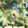 Northlight Patriotic LED C9 Christmas Lights - Red, White and Blue - 16' White Wire - 25ct - 2 of 4