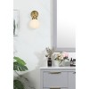 Elegant Lighting Hanson 6" Wall Sconce, Minimalist Modern Design - 2 of 4