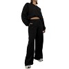 Women's Wide Leg Relaxed Sweatpants - Mimosa - image 2 of 4