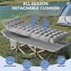 SUGIFT Portable Folding Camping Cot with Mattress And Carry Bag 75" x 28" - 2 of 4