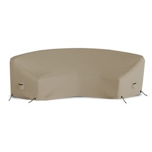 Covers&All Curved Outdoor Couch Cover, 1000D Waterproof, UV-Resistant Patio Furniture Cover - 1 of 4