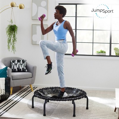 JumpSport Black 39" Fitness Trampoline with Arched Legs
