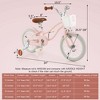 Costway 18'' Kids Bike Toddler Bicycle with Training Wheel Kickstand for 4-8 Years Old Purple/Pink/Turquoise/Blue/Beige/Green - 3 of 4