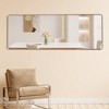 KTMBDW Full Length Mirror, Floor Mirror with Aluminum Alloy Thin Frame,Free Standing or Wall-Mounted Mirrors for Living Room - 3 of 4