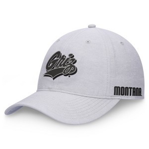 NCAA Montana Grizzlies Unstructured Chambray Cotton Hat: Adjustable Lightweight Adult Cap - 1 of 4