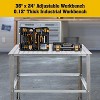 Acekool Steel Welding Table, 36"x24", 600LBS Capacity, Heavy-Duty Workbench with Fixture Holes, Non-Slip Feet for Power Station Machinery - 2 of 4