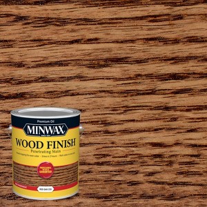 Minwax Wood Finish Semi-Transparent Red Oak Oil-Based Penetrating Stain 1 gal - 1 of 4