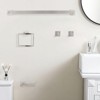 5-Piece Bathroom Hardware Set SUS304 Stainless Steel Towel Bar, Toilet Paper Holder, Robe Hook, Modern Design - 2 of 4