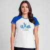 Calypsa Women's Loose Fit Short Sleeve UPF 50+ Adele Swim Top - 3 of 4