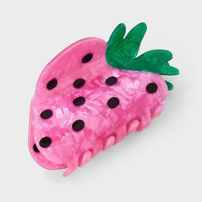 Strawberry Claw Hair Clip - Wild Fable™ Pink