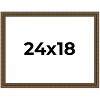 PosterPalooza | Sculpted Gold Picture Frame - UV Acrylic, Backing Board, Hanging Hardware Included - 2 of 4