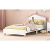 KTMBDW Twin/Full Size Platform Bed Frame, Twin Size Bed with House-shaped Headboard, No Box Spring Needed - 3 of 4