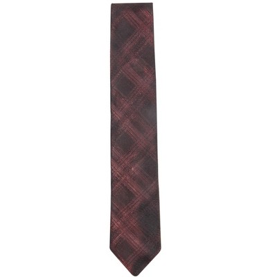 Ryan Seacrest Mens Lurex Plaid Self-tied Necktie