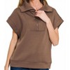 Women's Naomi Scuba Half Zip - ZENANA - 2 of 2