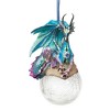Design Toscano Frost, the Gothic Dragon Holiday Ornament - 3 of 4
