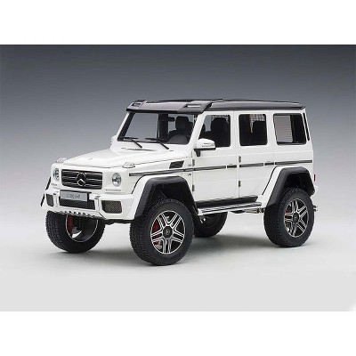 Mercedes Benz G500 4X4 2 Gloss White 1/18 Model Car by Autoart