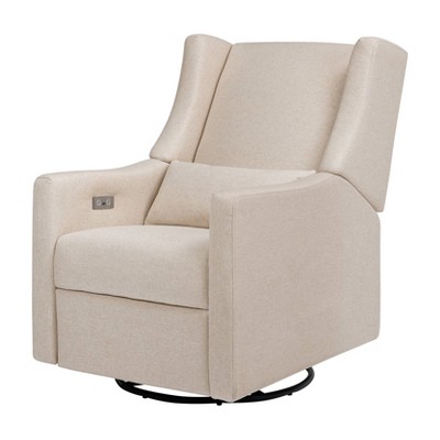 Babyletto Kiwi Glider Recliner with Electronic Control, Greenguard Gold Certified - Performance Beach Eco-Weave