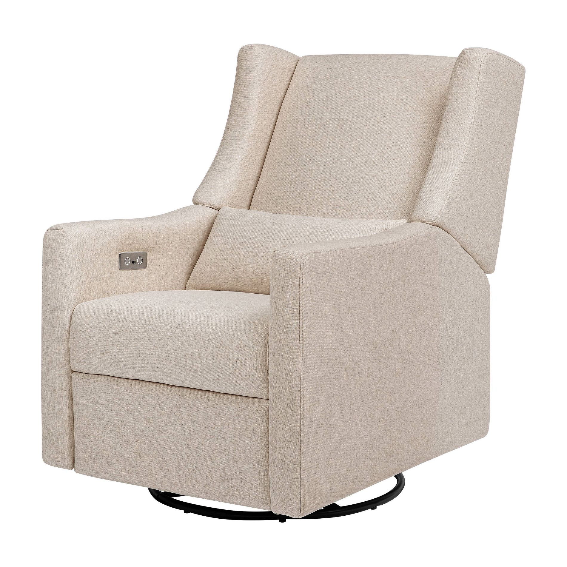 Babyletto Kiwi Glider Power Recliner with Electronic Control and USB - Performance Beach