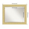 Amanti Art Sophia Beveled Framed Bathroom Vanity Wall Mirror - 3 of 4