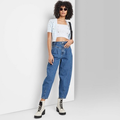 balloon tapered jeans