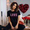 Simply Sage Market Women's Love Never Fails Checkered Short Sleeve Graphic Tee - 2 of 4