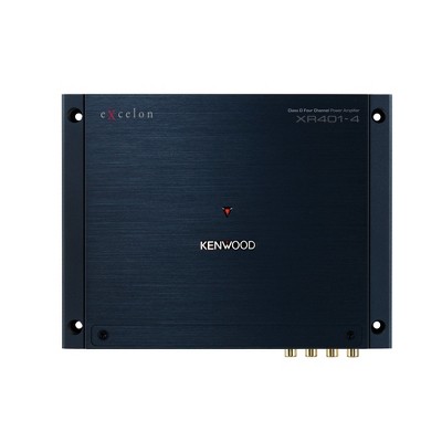 Kenwood XR401-4 Reference Fit 4/3/2 Power Amplifier w/ 100W x 4 output at 2 ohms, 800W maximum power, Bass Knob Included