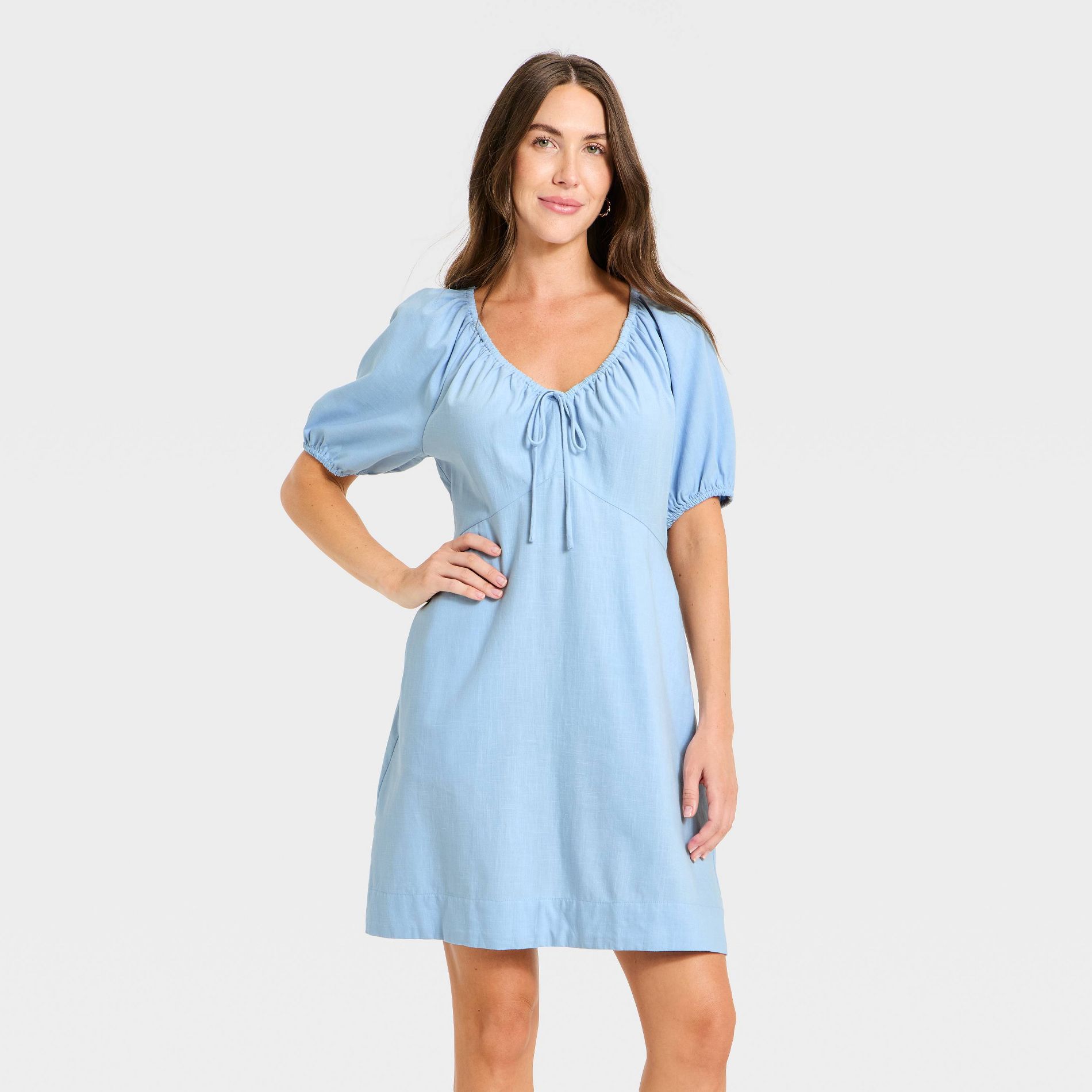 Women's Puff Short Sleeve Mini A-Line Dress - Universal Thread™