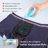 CARER Incontinence Underwear for Men Washable Reusable Men's Bladder Leak Proof Boxer Briefs - Mild Absorbency 2pk - 3 of 4