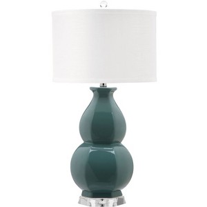 Table Lamp - Light Blue/White - Safavieh