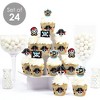 Big Dot of Happiness Pirate Ship Adventures - Cupcake Decoration - Skull Birthday Party Cupcake Wrappers and Treat Picks Kit - Set of 24 - 2 of 4